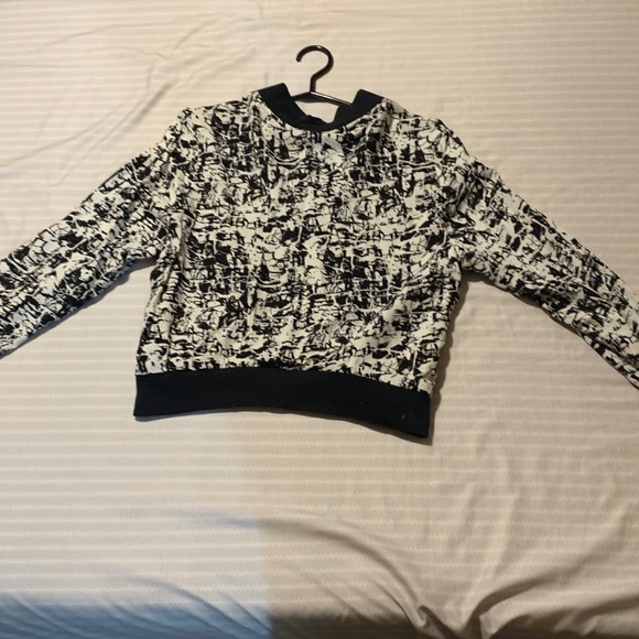 Hollister graffiti black and white bomber jacket - Picture 3 of 3